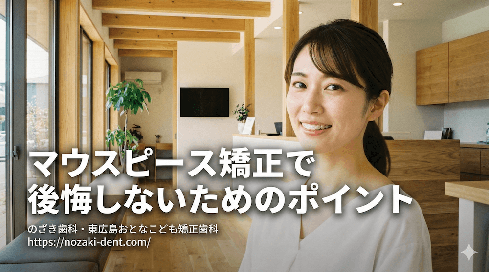 マウスピース矯正で後悔しないためのポイント