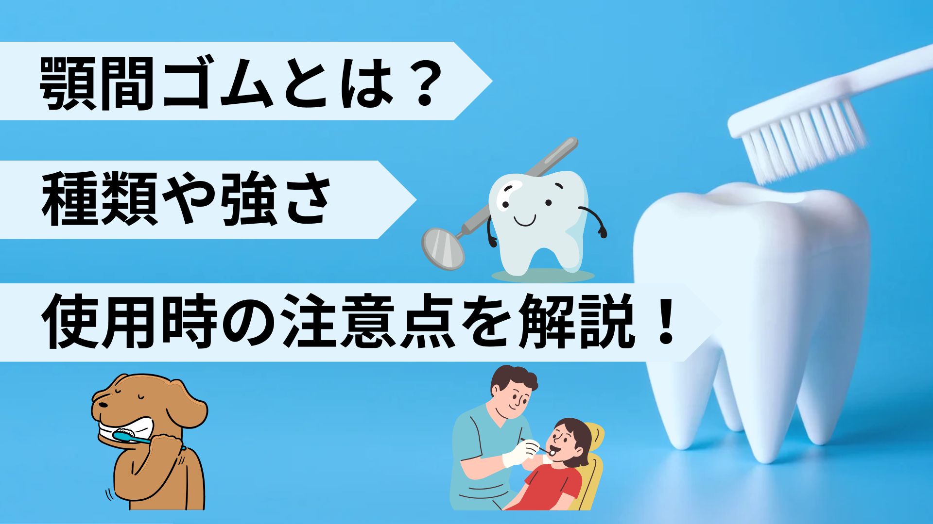 顎間ゴム　強さ　種類
